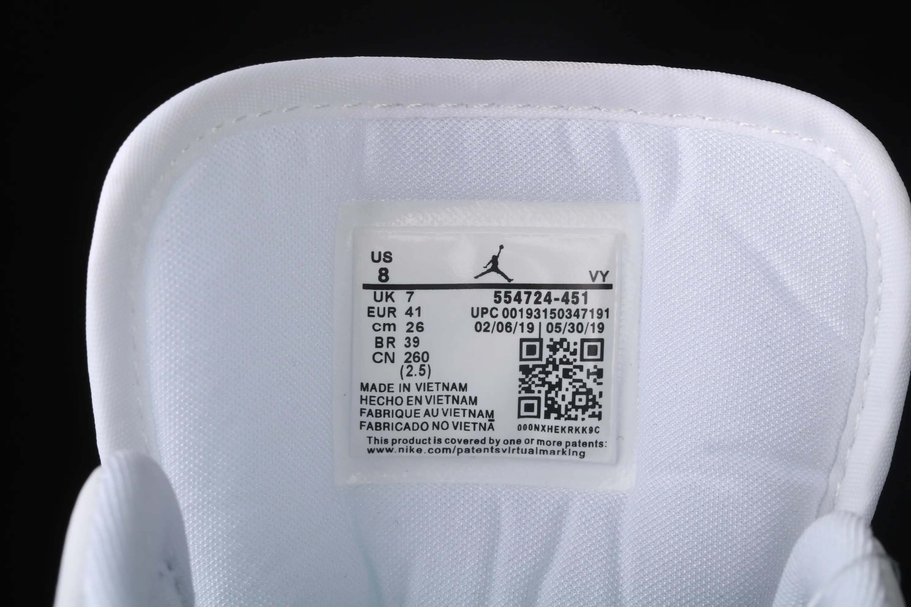 All categories Air Jordan Jordan series basketball shoes Air Jordan 1 Mid Air Jordan 1 Mid AJ1 Joe 1 white blue purple Chinese basketball shoes 554724-451